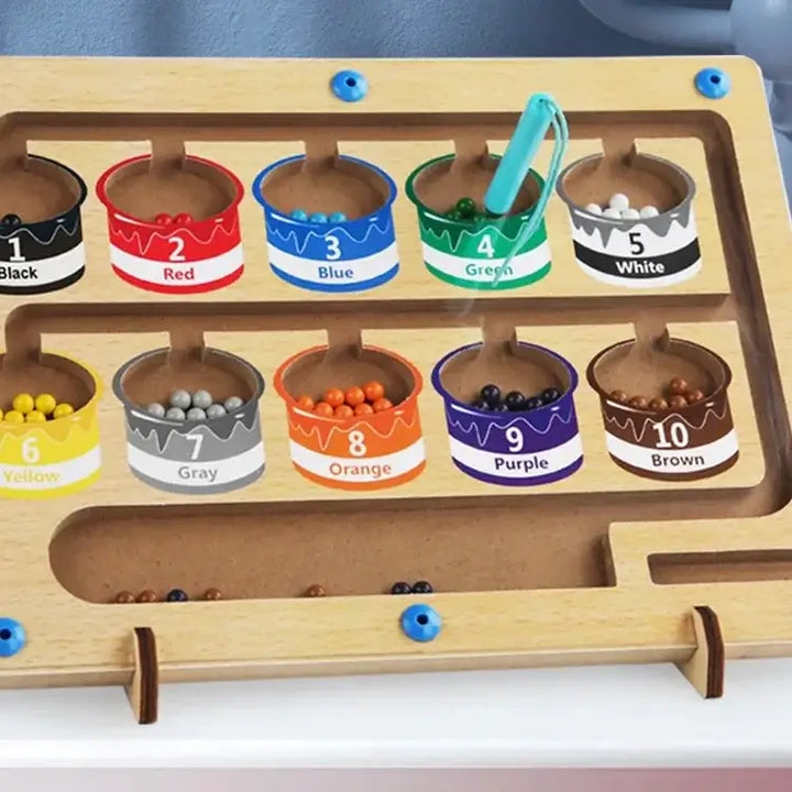 Magnetic Counting and Colour Labyrinth – ColorMaze-State of Style
