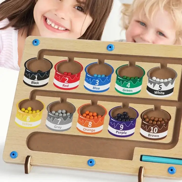 Magnetic Counting and Colour Labyrinth – ColorMaze-State of Style