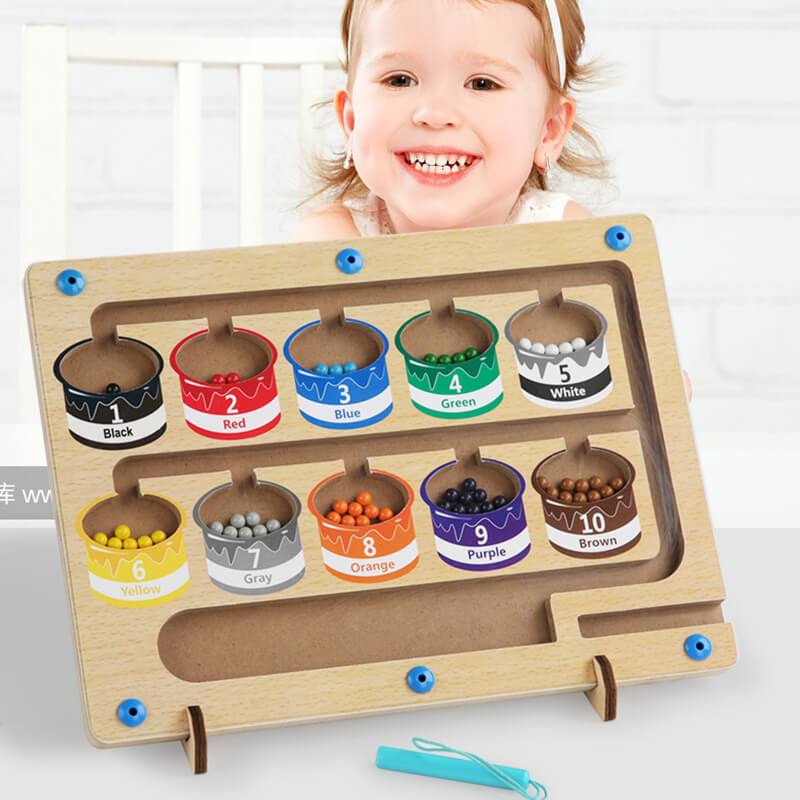 Magnetic Counting and Colour Labyrinth – ColorMaze-State of Style