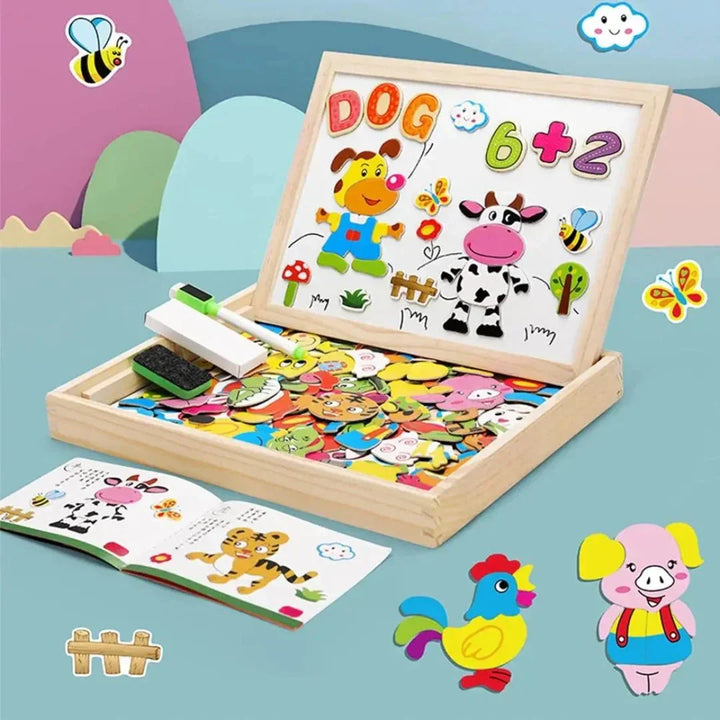 Magnetic Double-Sided Chalkboard Set - MiniArt Studio-Option A-State of Style