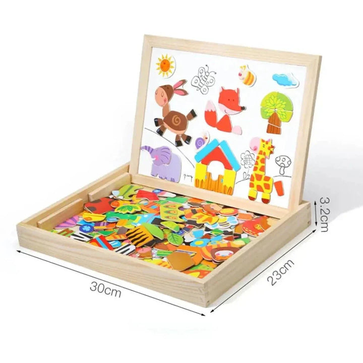 Magnetic Double-Sided Chalkboard Set - MiniArt Studio-Option A-State of Style