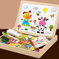 Magnetic Double-Sided Chalkboard Set - MiniArt Studio-Option A-State of Style