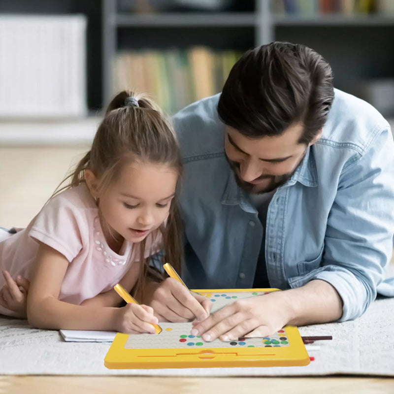 Magnetic Drawing Board with Beads - MagniDots-State of Style
