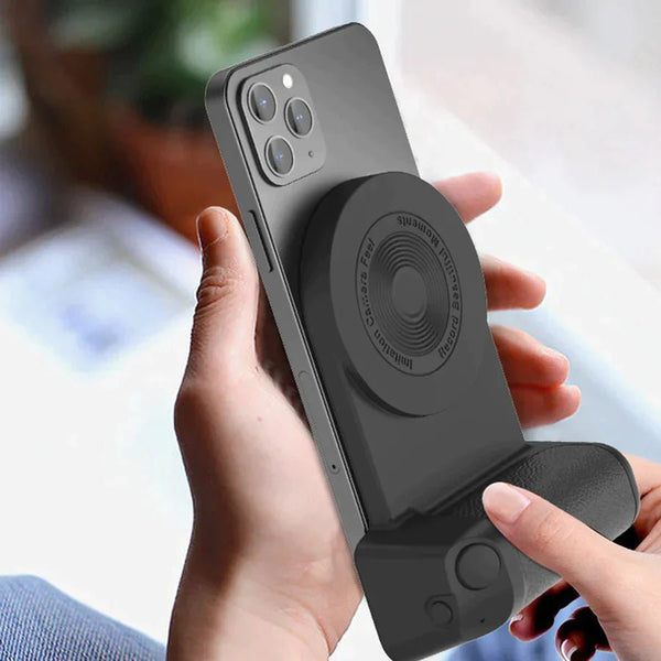 Magnetic Grip & Wireless Charger in One - Griply-Black-State of Style