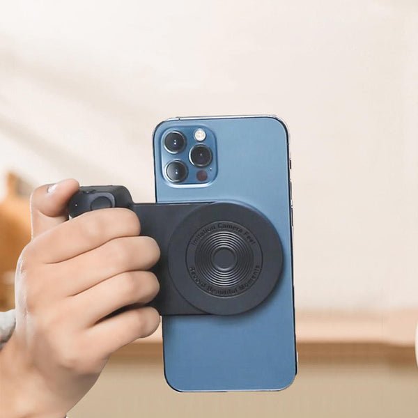 Magnetic Grip & Wireless Charger in One - Griply-Black-State of Style