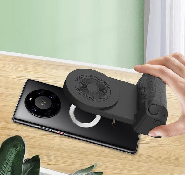 Magnetic Grip & Wireless Charger in One - Griply-Black-State of Style
