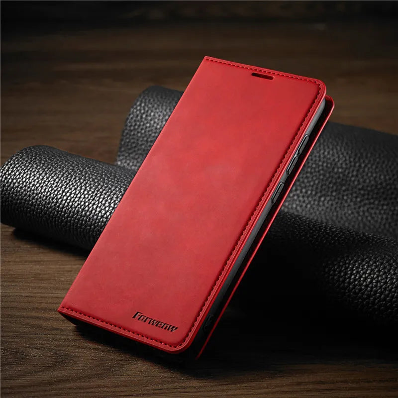 Magnetic iPhone case – GripFold-Red-iPhone 15 Plus-State of Style