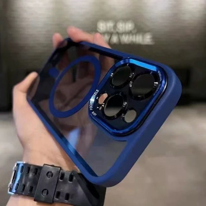 Magnetic iPhone Case – iShield-Blue-iPhone 16-State of Style
