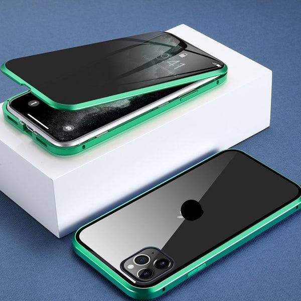 Magnetic iPhone Case with Privacy Protection - PrivaGuard-Black-iPhone XS Max-State of Style
