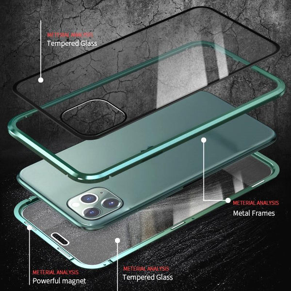 Magnetic iPhone Case with Privacy Protection - PrivaGuard-Black-iPhone XS Max-State of Style