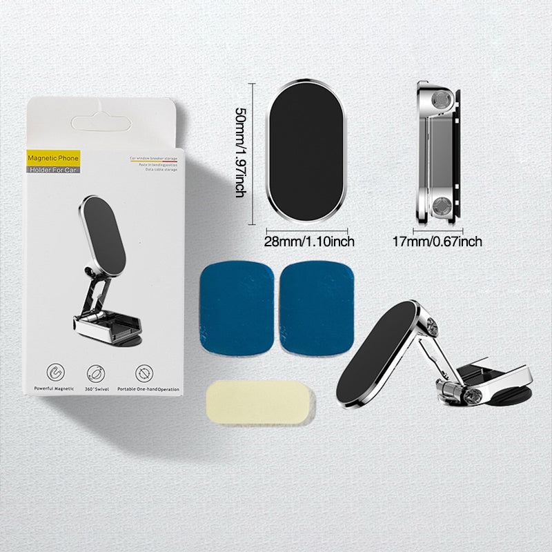 Magnetic Phone Holder for the Car - MagMount Fold-Black-State of Style