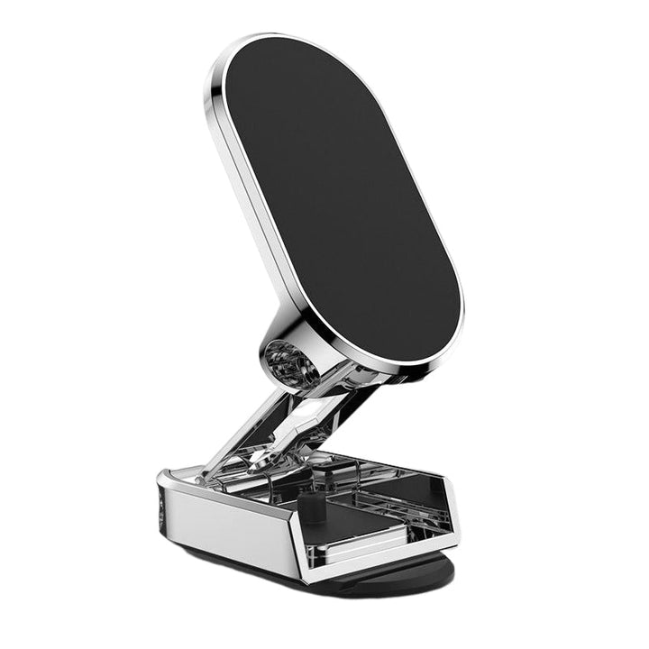 Magnetic Phone Holder for the Car - MagMount Fold-Silver-State of Style
