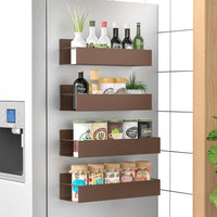 Magnetic Spice Rack Set of 4 – SpiceGrip-Bronze-State of Style