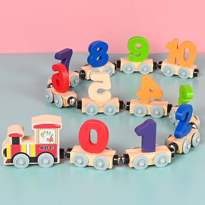 Magnetic Train Set – Train Wise-Numbers-State of Style