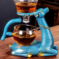 MagneticTeaSet with Innovative Magnetic Design-Blue Teapot-State of Style
