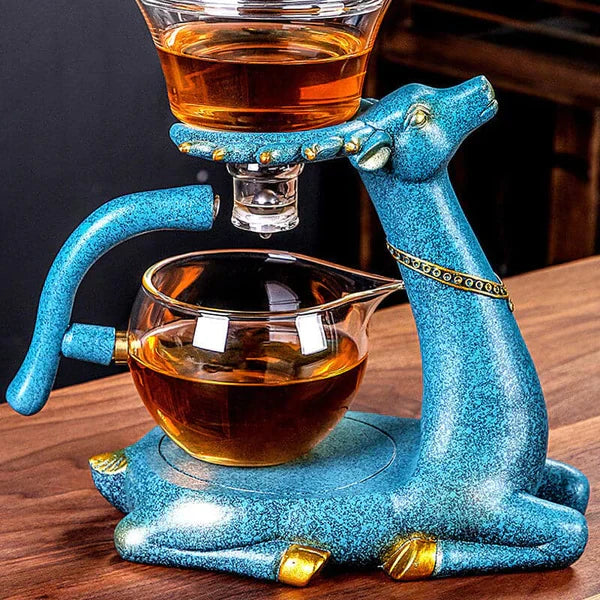 MagneticTeaSet with Innovative Magnetic Design-Blue Teapot-State of Style