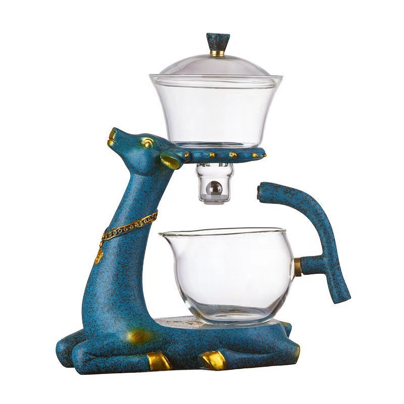 MagneticTeaSet with Innovative Magnetic Design-Blue Teapot-State of Style