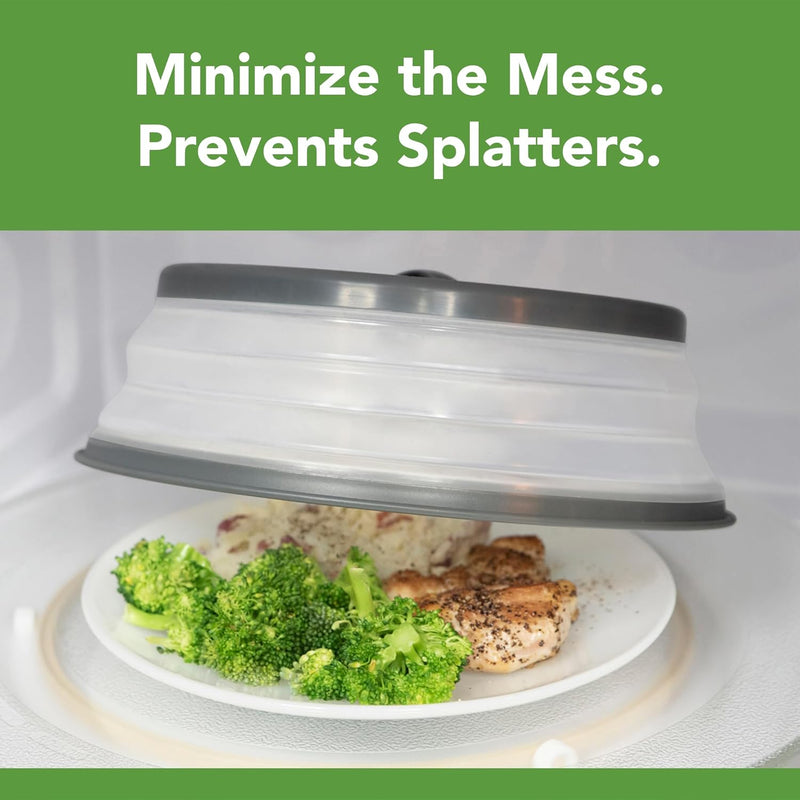Magnetron Splatter Lid - Foldable Silicone Lid-Grey-State of Style