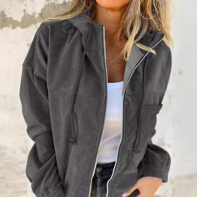 Ladies' Jacket with Hood and Zip – Noëlle