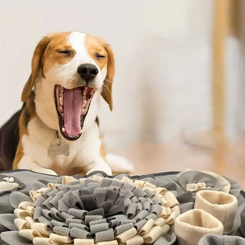 Make Mealtime an Adventure - Buddy Snuffle Mat-Grey-White-State of Style