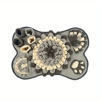 Make Mealtime an Adventure - Buddy Snuffle Mat-Grey-White-State of Style