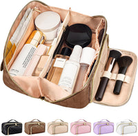Make-up Bag – Large Capacity & Waterproof-Brown-State of Style