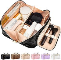 Make-up Bag – Large Capacity & Waterproof-Brown-State of Style