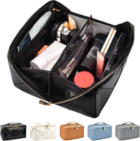 Make-up Bag – Large Capacity & Waterproof-Brown-State of Style