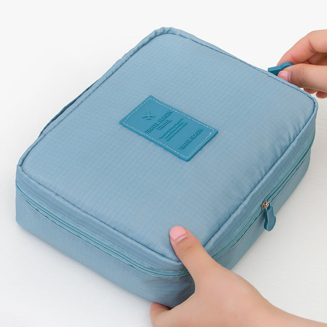 Compact Waterproof Make-Up Travel Organiser