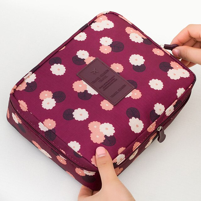Compact Waterproof Make-Up Travel Organiser