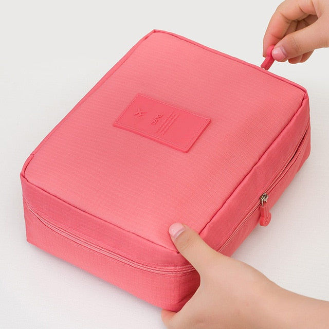 Compact Waterproof Make-Up Travel Organiser