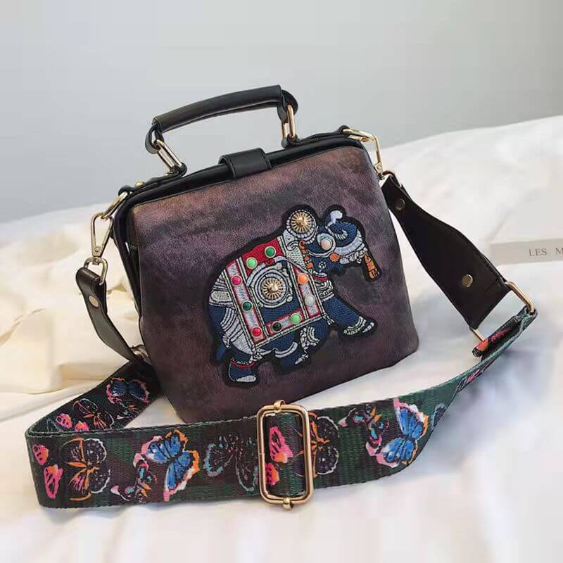 Embroidered Mandala Shoulder Bag – Lightweight Multi-Use Bohemian Design