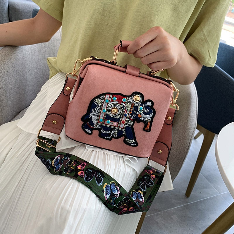 Embroidered Mandala Shoulder Bag – Lightweight Multi-Use Bohemian Design