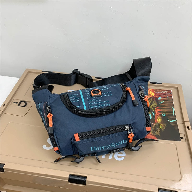 Water-Resistant Men’s Waist and Sling Bag – Multi-Way Travel & Outdoor Pack