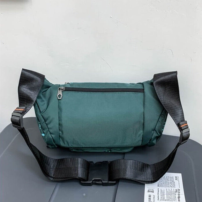 Water-Resistant Men’s Waist and Sling Bag – Multi-Way Travel & Outdoor Pack
