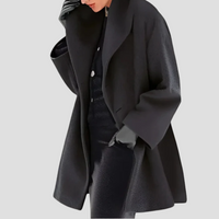 Women's wool coat with hood – Arvella