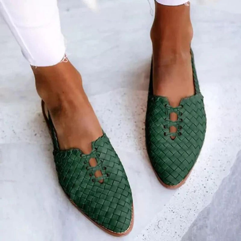 Maribelle Slip-On Sandals | Comfortable & Unique-Green-4.5-State of Style