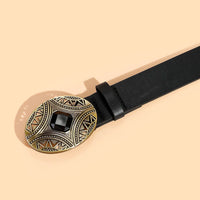 Marieke Traditional Belt – Retro Korean-Style Fashion Belt-Brown-State of Style