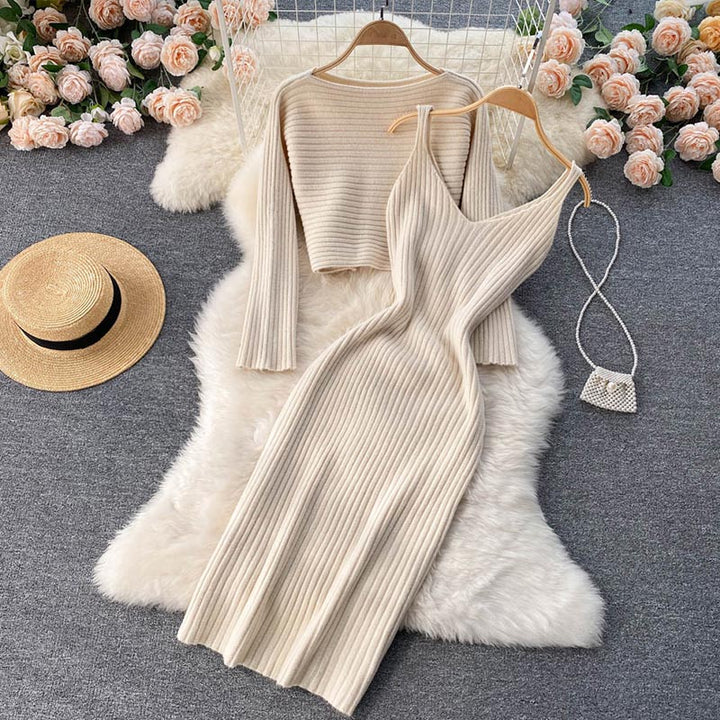 MariekesSet | Women's Relaxed Loungewear Set-Apricot-State of Style