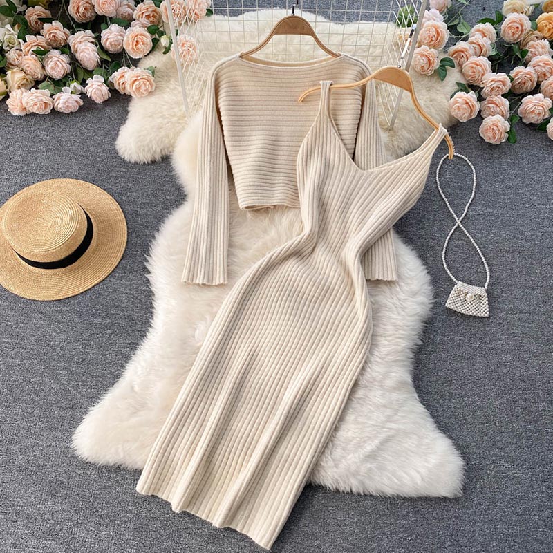MariekesSet | Women's Relaxed Loungewear Set-Apricot-State of Style