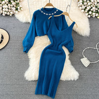 MariekesSet | Women's Relaxed Loungewear Set-Apricot-State of Style