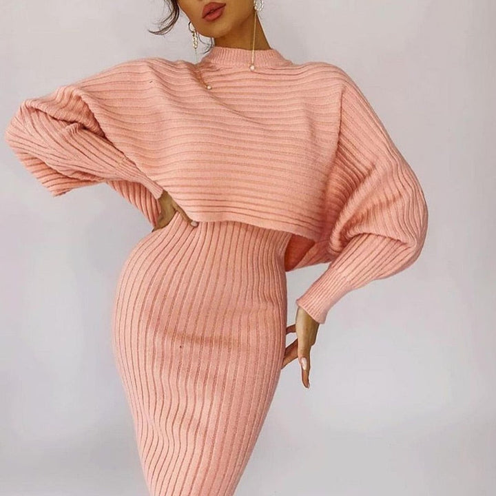 MariekesSet | Women's Relaxed Loungewear Set-Apricot-State of Style