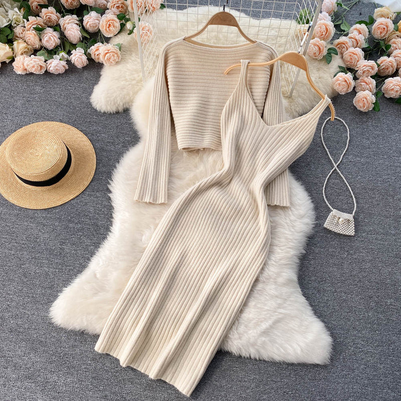 MariekesSet | Women's Relaxed Loungewear Set-Apricot-State of Style