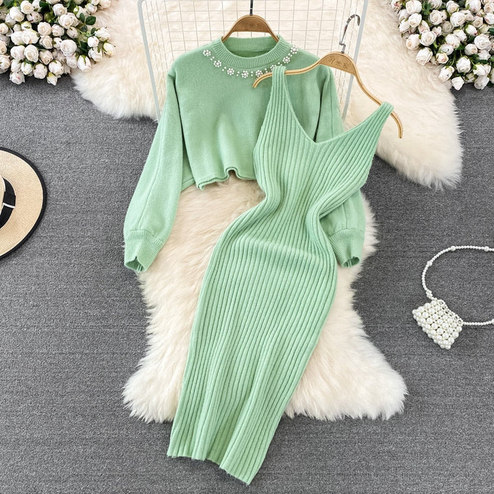 MariekesSet | Women's Relaxed Loungewear Set-Apricot-State of Style