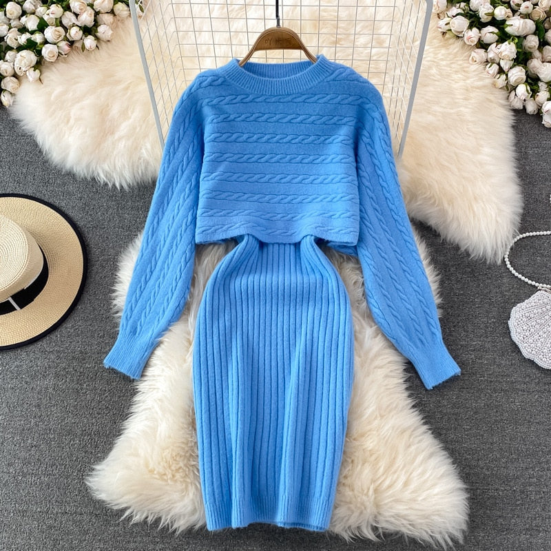 MariekesSet | Women's Relaxed Loungewear Set-Baby Blue-State of Style