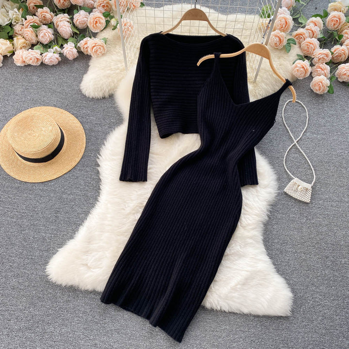 MariekesSet | Women's Relaxed Loungewear Set-Black-State of Style