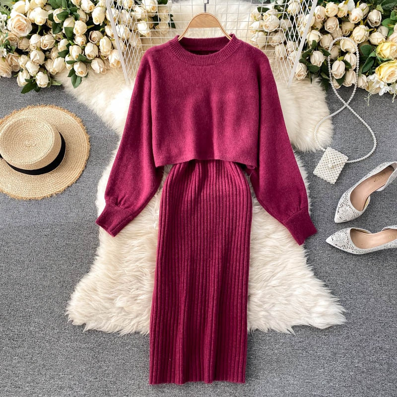 MariekesSet | Women's Relaxed Loungewear Set-Fuchsia-State of Style