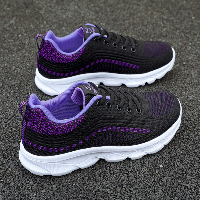 MariekesSneaks | Women's Supportive Orthopaedic Sneakers-Black-4.5-State of Style