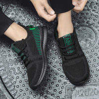 MarieksSneaks | Women's Trendy Sneakers-Black-Green-8.0-State of Style