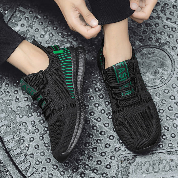MarieksSneaks | Women's Trendy Sneakers-Black-Green-8.0-State of Style